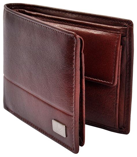 men's brown leather wallet.